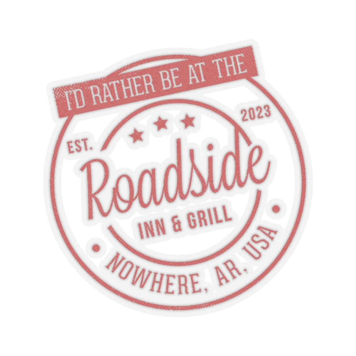 Roadside Inn & Grill Kiss-Cut Stickers