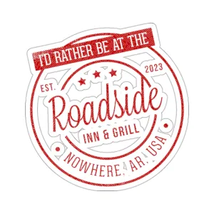 Roadside Inn & Grill Kiss-Cut Stickers