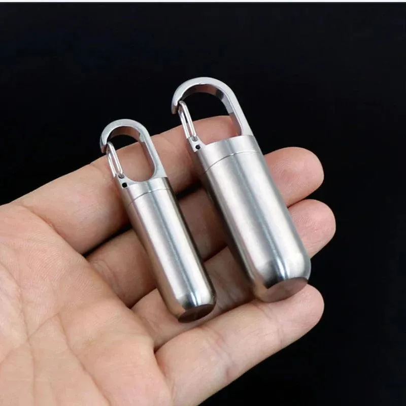 Stylish Stainless Steel Travel Pill Case: Durable and Portable Storage