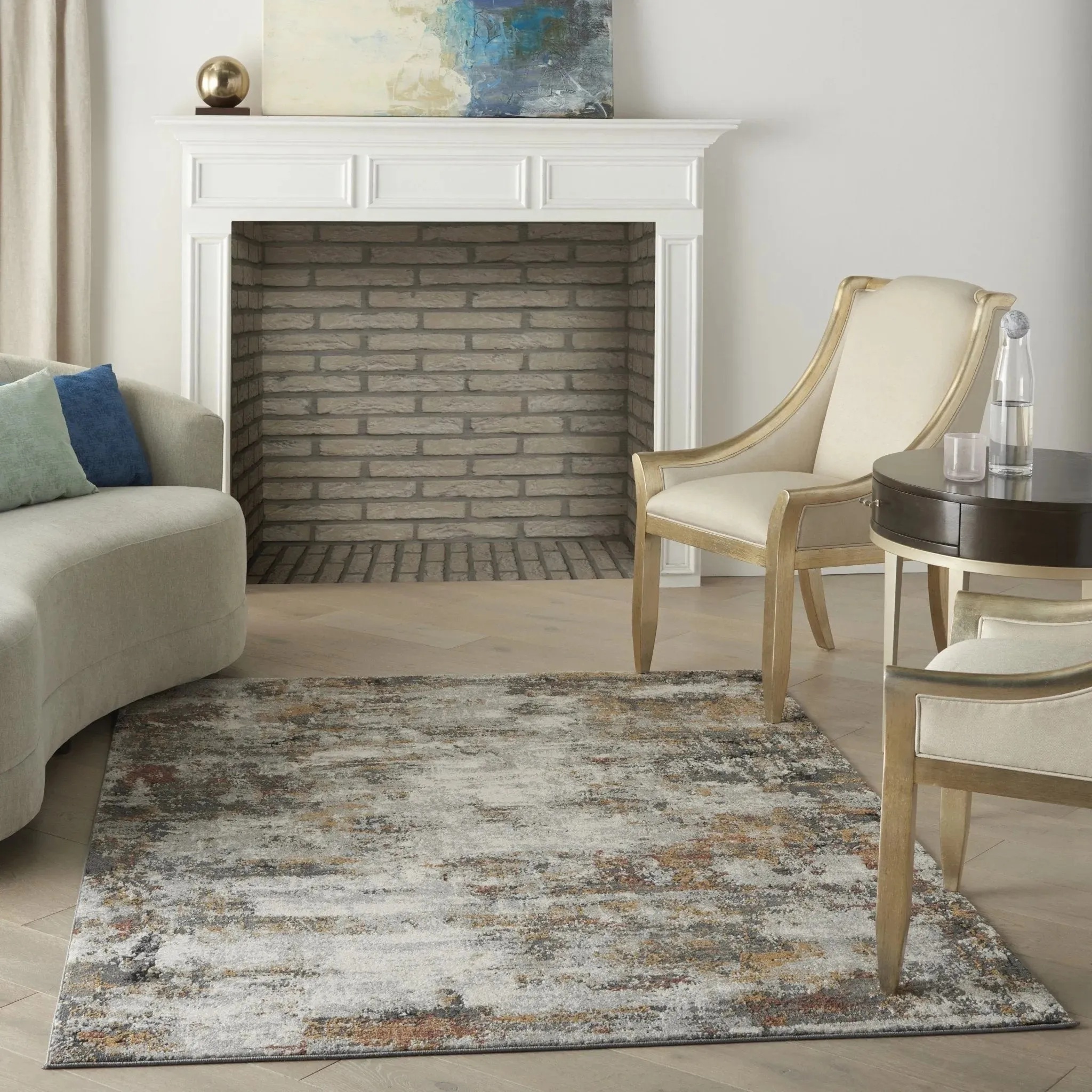 Tangra TNR03 Grey/Multi Rug