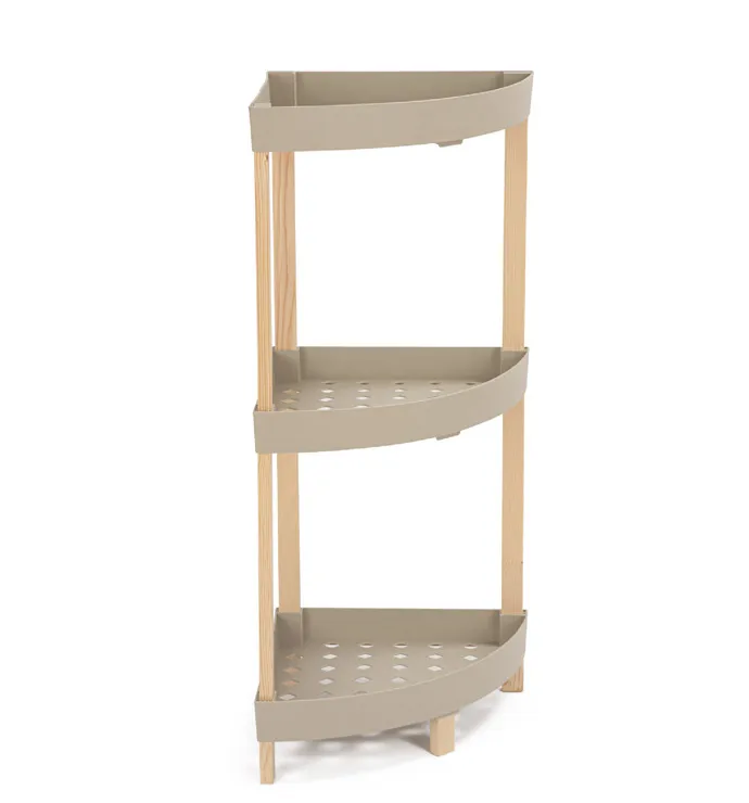 Tova Multifunction Corner 3 Layer Shelf