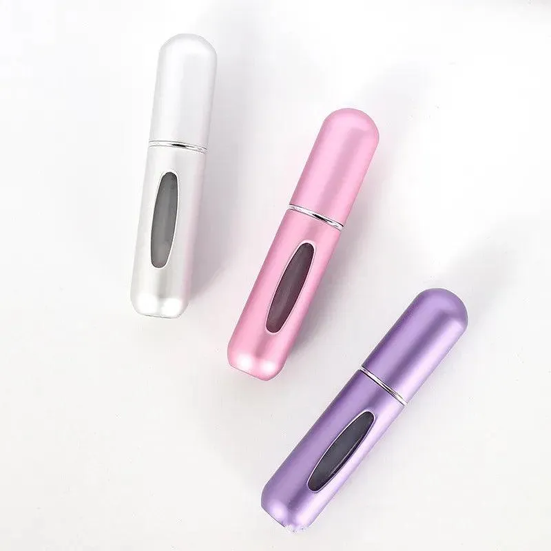 Travel Perfume Atomizer Spray Bottle: Stylish, Refillable, Portable & Durable