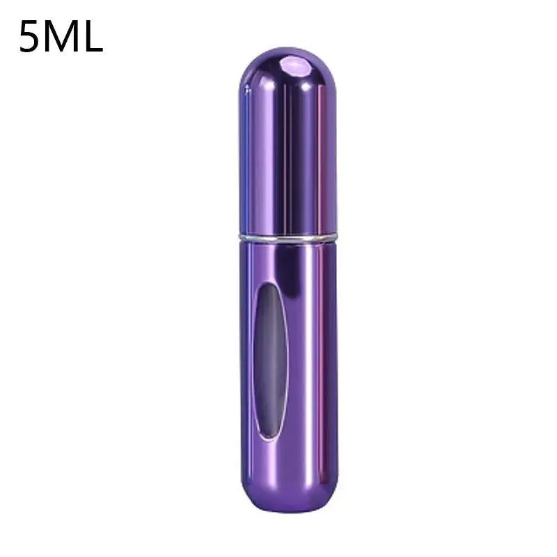 Travel Perfume Atomizer: Stylish Mini Aluminum Spray Bottle for Cosmetics