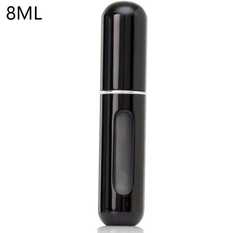 Travel Perfume Atomizer: Stylish Mini Aluminum Spray Bottle for Cosmetics