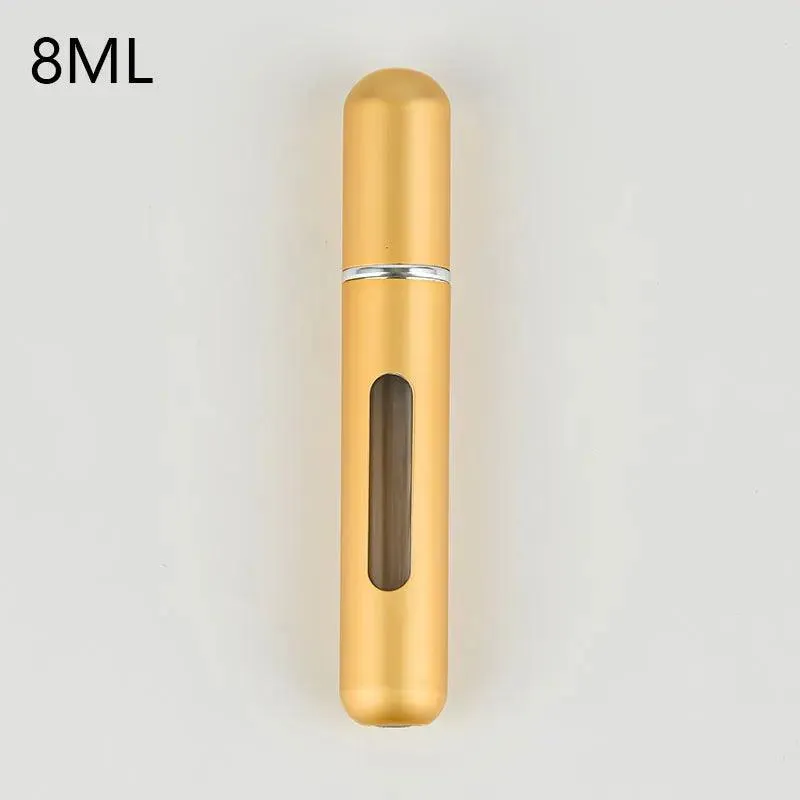 Travel Perfume Atomizer: Stylish Mini Aluminum Spray Bottle for Cosmetics