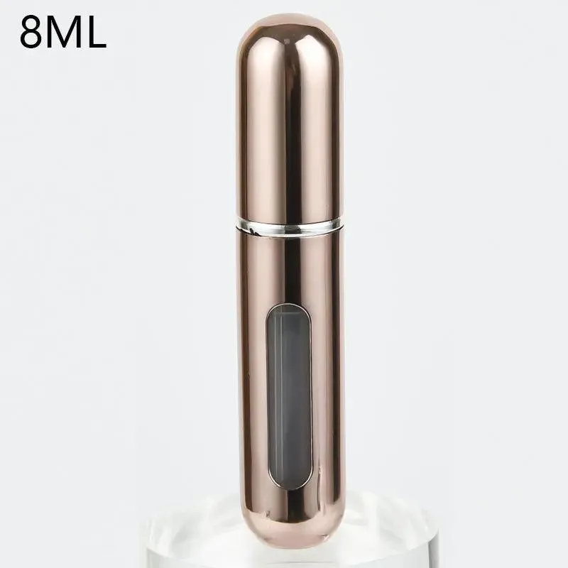 Travel Perfume Atomizer: Stylish Mini Aluminum Spray Bottle for Cosmetics