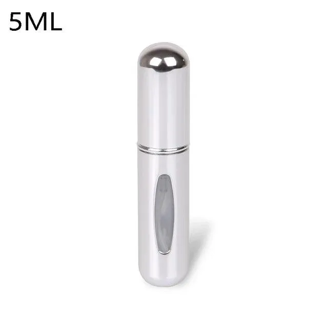 Travel Perfume Atomizer: Stylish Mini Aluminum Spray Bottle for Cosmetics