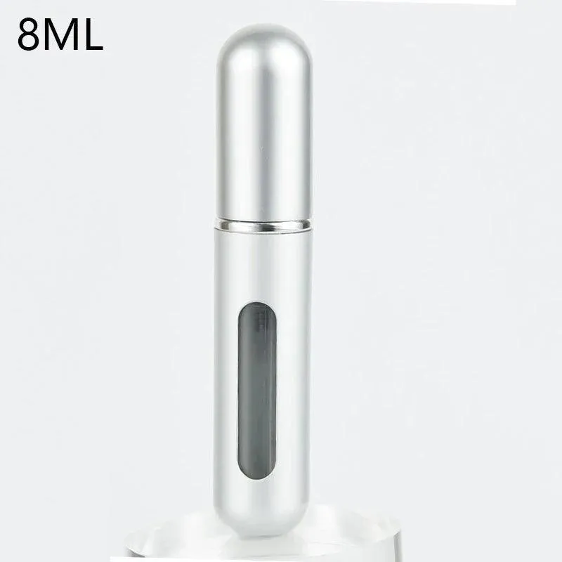 Travel Perfume Atomizer: Stylish Mini Aluminum Spray Bottle for Cosmetics