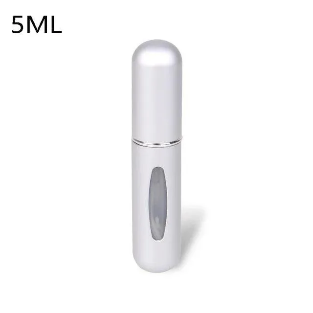 Travel Perfume Atomizer: Stylish Mini Aluminum Spray Bottle for Cosmetics