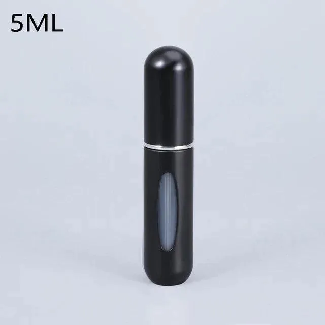 Travel Perfume Atomizer: Stylish Mini Aluminum Spray Bottle for Cosmetics