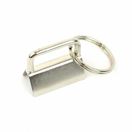 Two Key Fobs 1" Nickel - Sallie Tomato