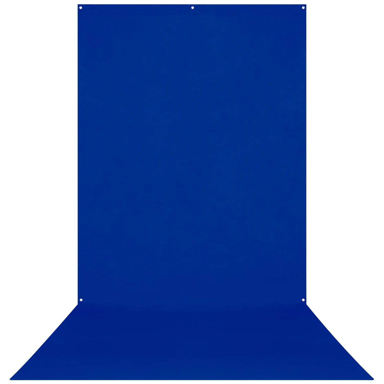 Wrinkle-Resistant Backdrop - Royal Blue / Chroma-Key Blue (5' x 12')