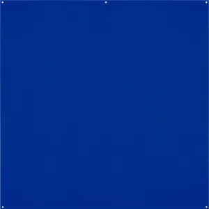 Wrinkle-Resistant Backdrop - Royal Blue / Chroma-Key Blue (8' x 8')