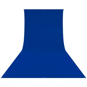 Wrinkle-Resistant Backdrop - Royal Blue / Chroma-Key Blue (9' x 20')