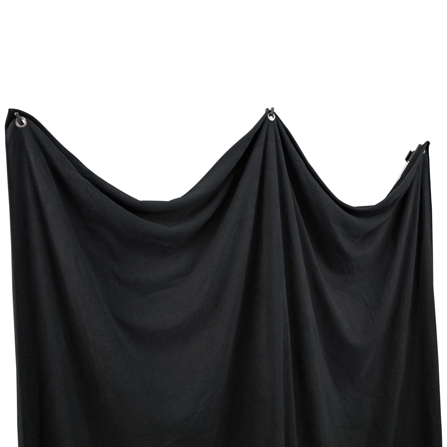 X-Drop Pro Wrinkle-Resistant Backdrop - Rich Black (8' x 8')